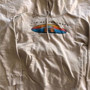 Beachcomber Cream Graphic Hoodie Wellfleet Medium